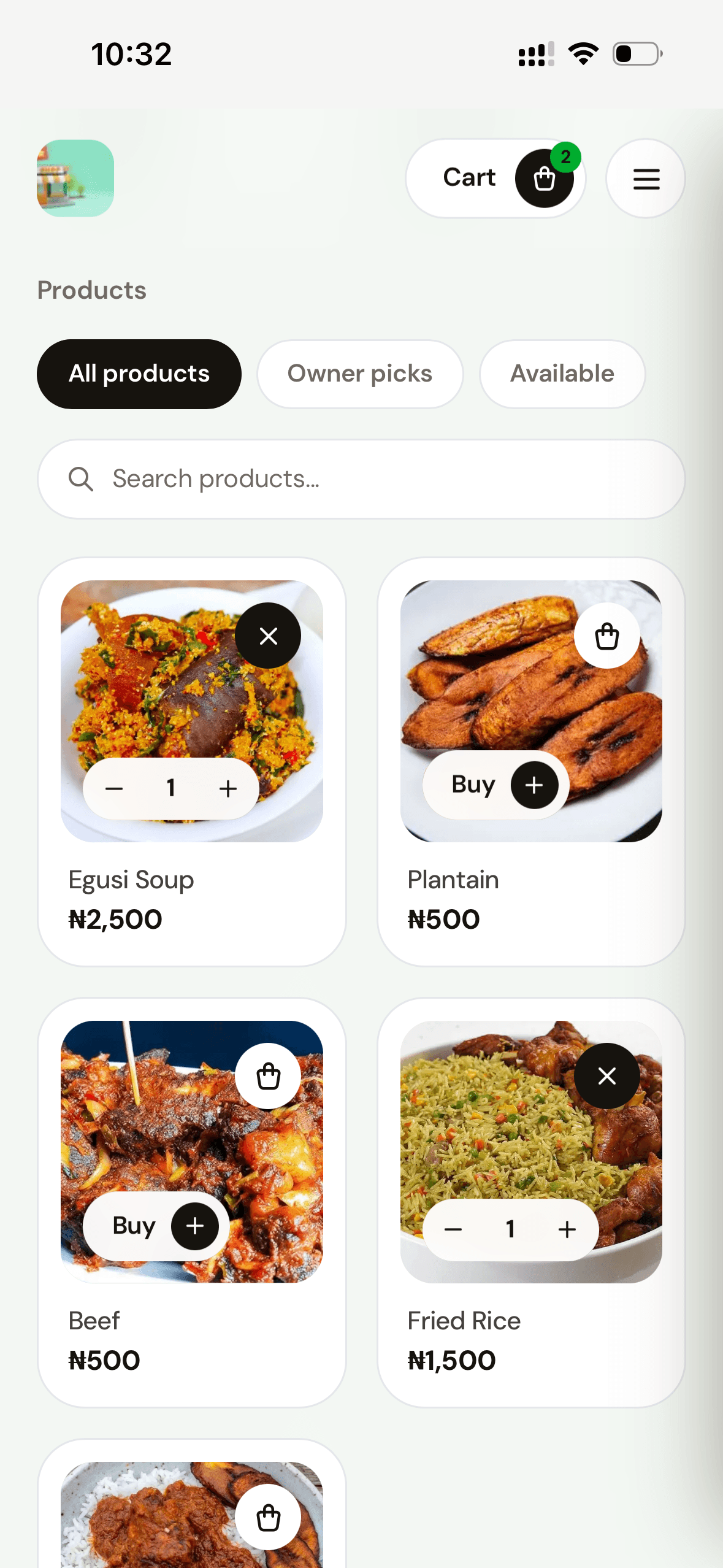 Kola storefront product page